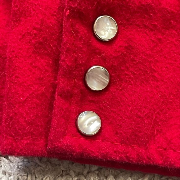 Vintage Deerskin Red Western Chamois Pearl Snap Button USA Shirt XL - Picture 4 of 8